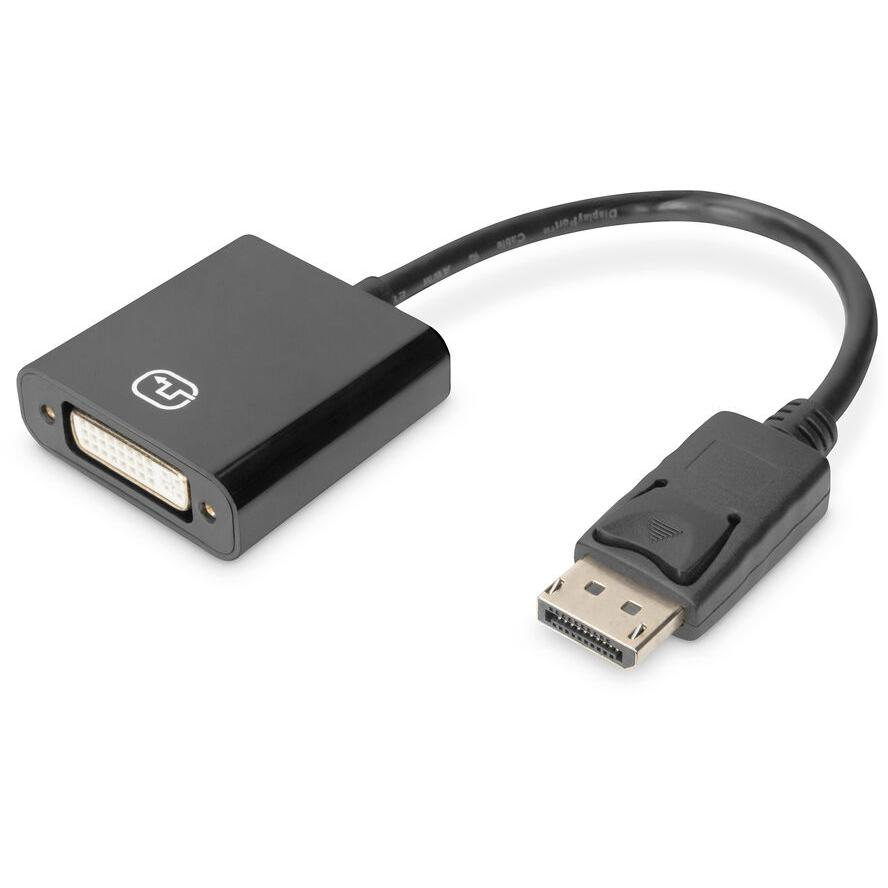Digitus DB-340414-001-S DisplayPort apa - DVI-D anya Adapter (DB-340414-001-S)