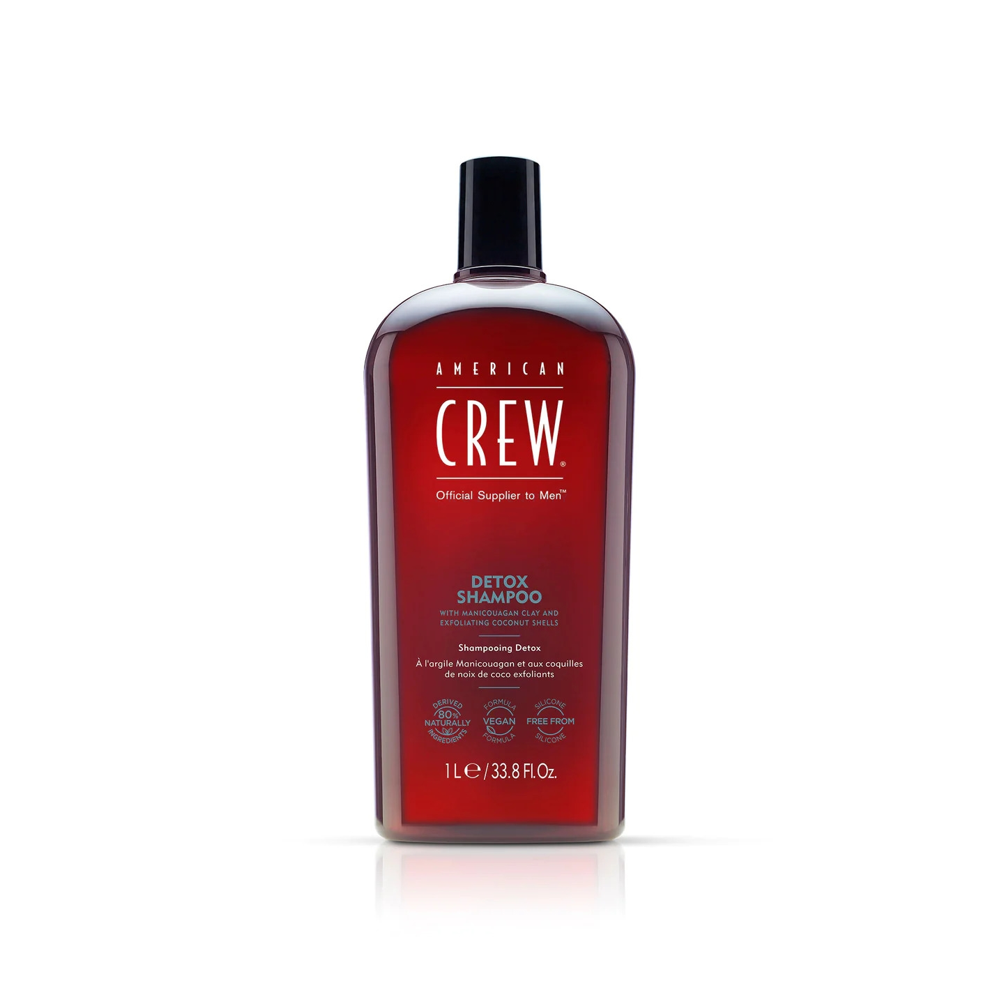 American Crew Detox Shampoo tápláló sampon minden hajtípusra, 1000 ml (738678001097)