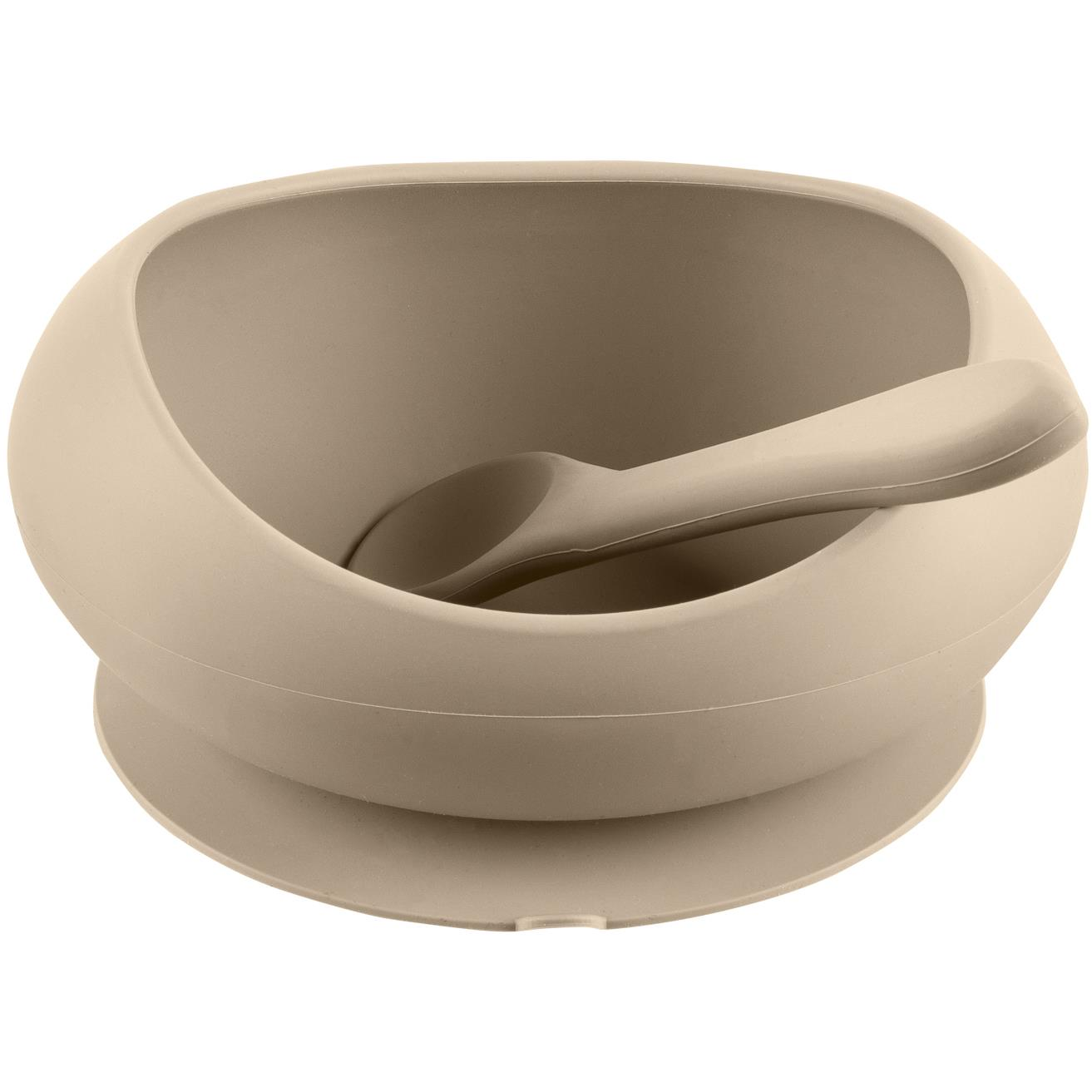 Zopa Tál emelt peremmel és tapadókoronggal Sand Beige (8595114460632)