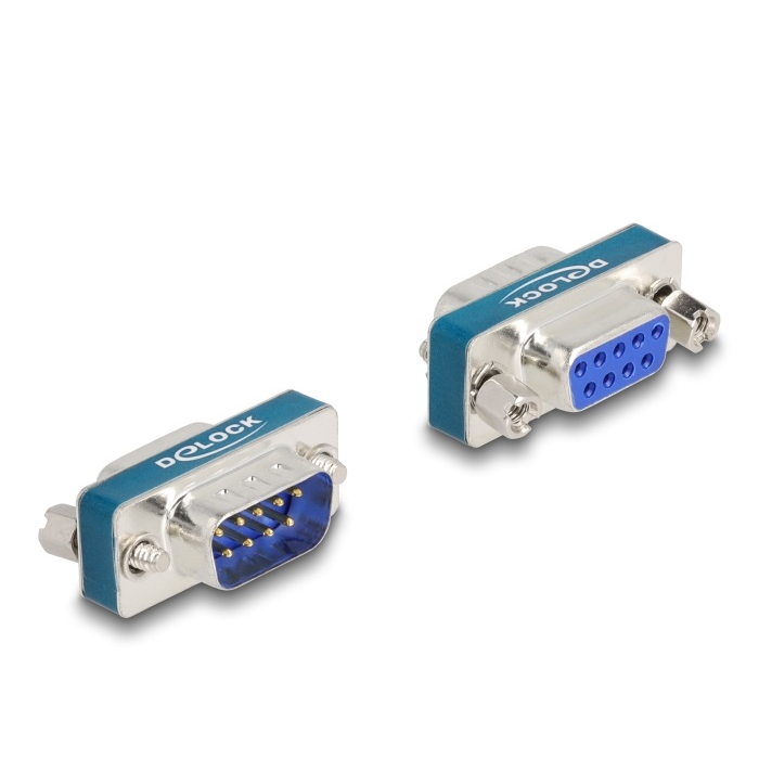 Delock RF/EMI interferencia elnyomó szűrő D-Sub 9 tűs apa anya aluláteresztő induktívval (66475) (66475)