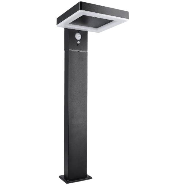 Tesla LED napelemes kerti lámpa TS101, 50 cm, akár 300 lumen, 3000 K, PIR, IP44 (ZSALU1-1)