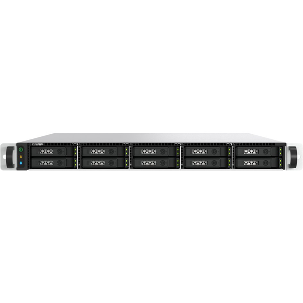 QNAP TS-h1077AFU-R7-32G NAS Stativ (1U) AMD Ryzen™ 7 32 GB DDR5 0 TB QNAP QTS Sort, Grå