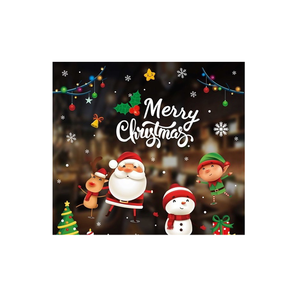 Iris Mikulás és Manó Karácsonyi Ablakdísz