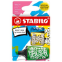 STABILO Szövegkiemelő készlet, 2-5 mm, , "Boss Mini Snooze One", 3 különböző szín (TST070361)