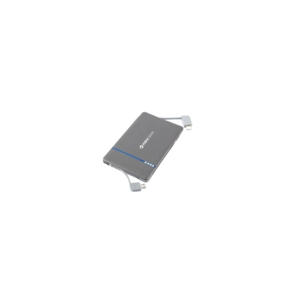 Външна батерия KSIX lightning/mUSB 5000 mAh — BXBA5000IP