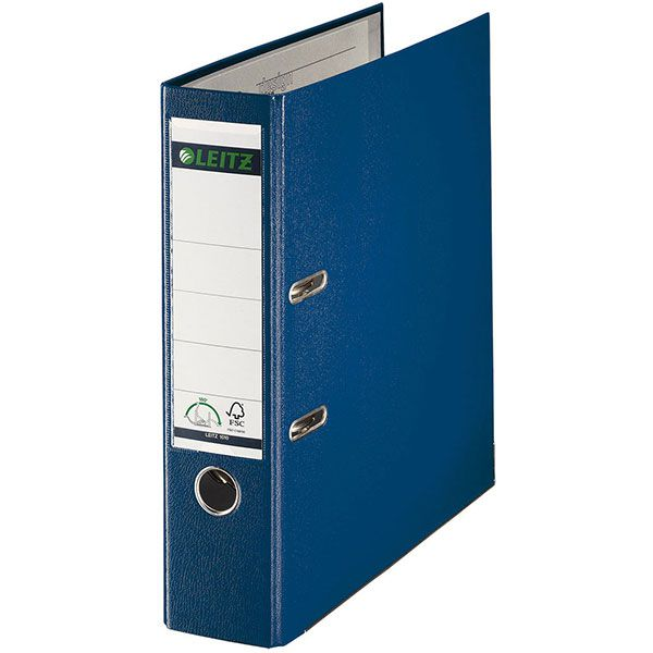 Leitz Plastic Lever Arch File A4 80mm 180° Blue gyűrűs iratgyűjtő Kék