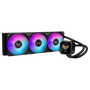 ASUS TUF Gaming LC III 360 ARGB LCD Кутия на компютър Течен охладител "всичко в едно". 12 см Черен
