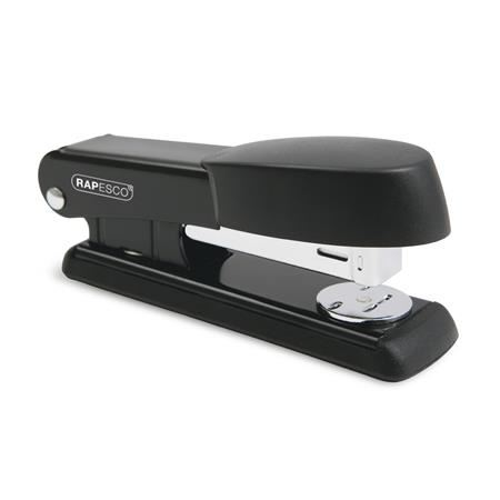 Rapesco "Bowfin Half-Strip" tűzőgép fekete (IRR53500B2 / R53500B2) (R53500B2)