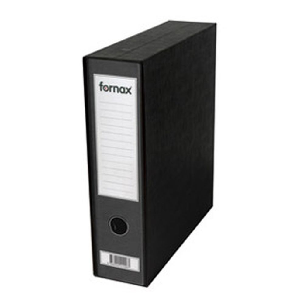 Fornax Prestige A4 8cm Tokos iratrendező - Fekete (A-8003)