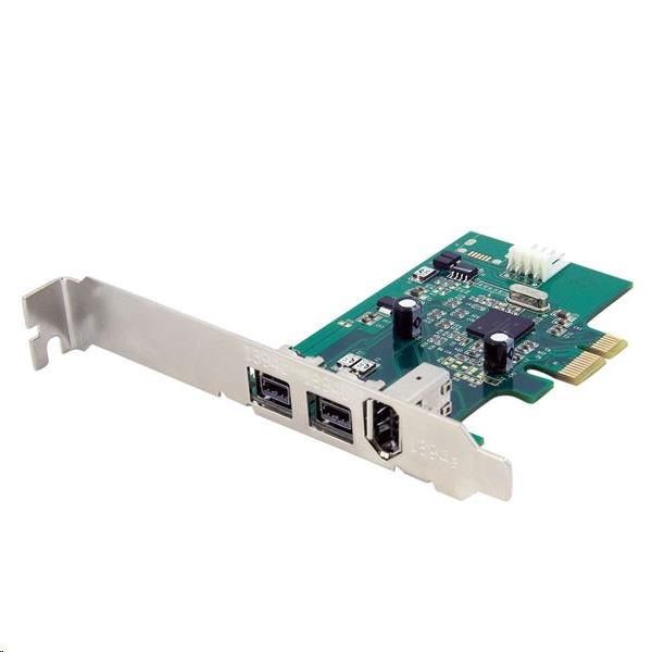 StarTech.com 2xFireWire800 1xFireWire400 bővítő kártya PCI-E (PEX1394B3) (PEX1394B3)
