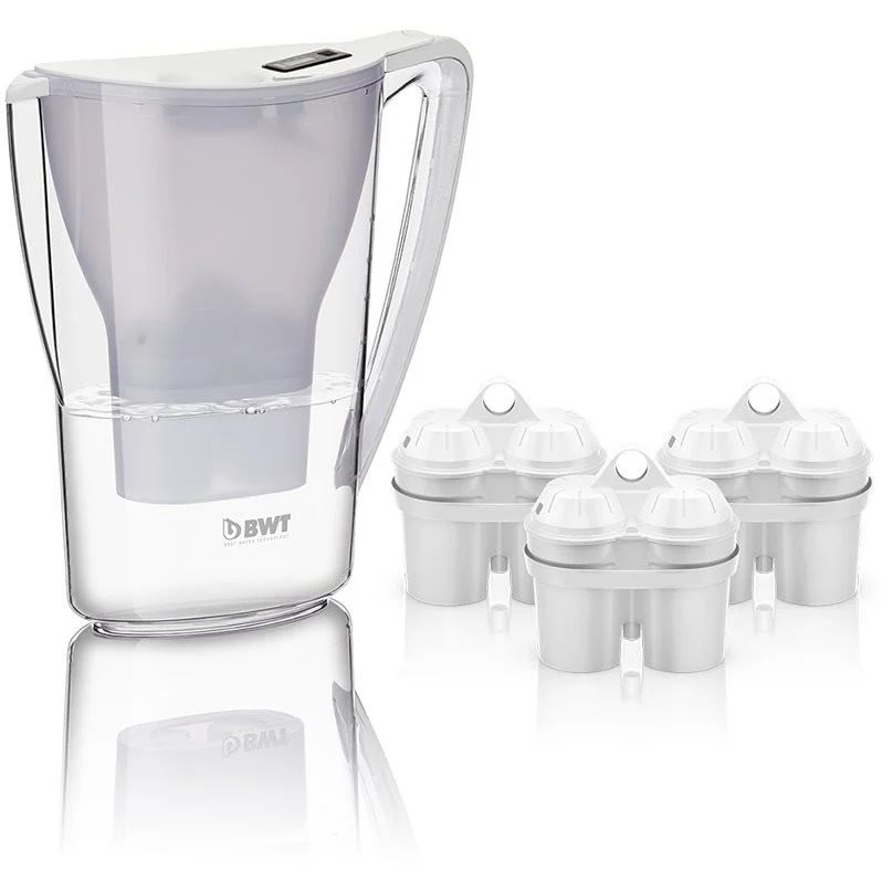 BWT Penguin vízszűrő kancsó 2,7 l fehér + 3db szűrő (9022001901712) (9022001901712)