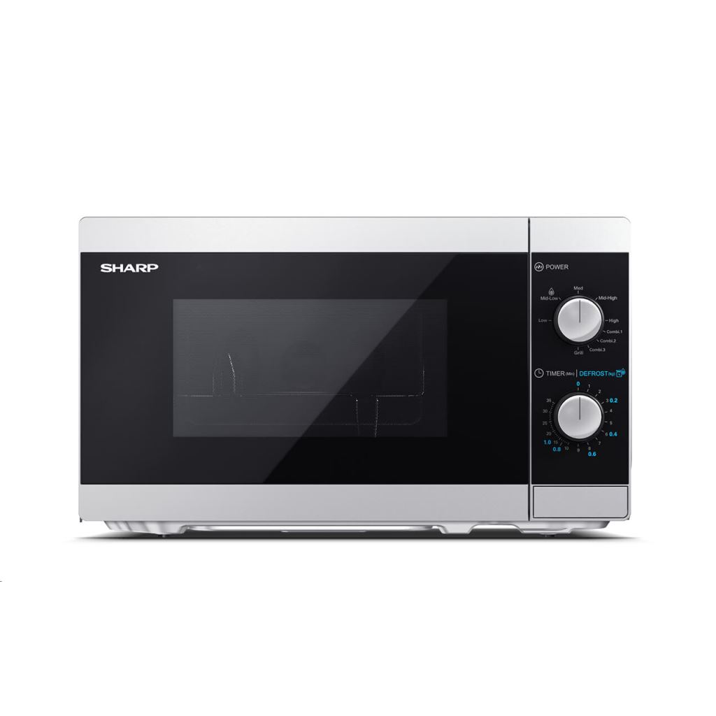 Sharp YC-MG01E-S 20L grilles mikrohullámú sütő 800W ezüst (YC-MG01E-S)