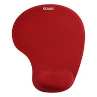 SAVIO MP-01R zselés egérpad piros (SAVIO MP-01R)