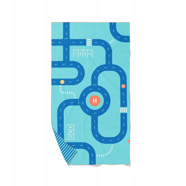 QUUT Dwustronny recznik plazowy PlayTowels L (180 x 100cm) Road