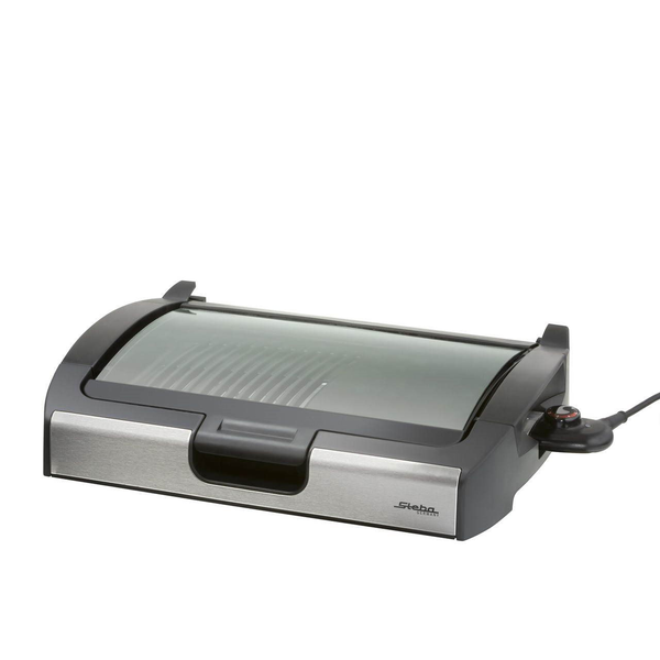 Steba VG200 Low-Fat Грил със стъклен капак, 2200W, Low-Fat технология