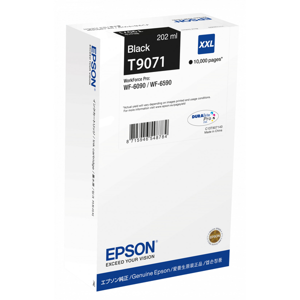Epson C13T90714N blækpatron 1 stk Original Sort