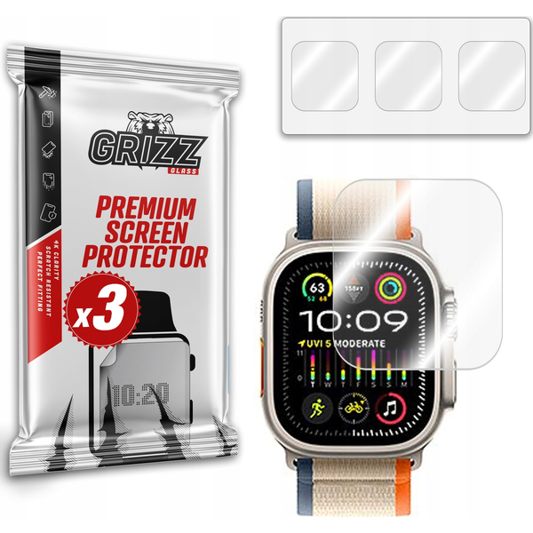  GrizzGlass Folia hydrożelowa GrizzGlass Hydrofilm do Apple Watch Ultra 2