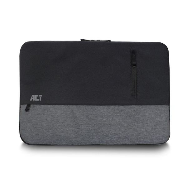 ACT AC8545 genți pentru notebook-uri 39,6 cm (15.6") Geantă Sleeve Negru, Gri