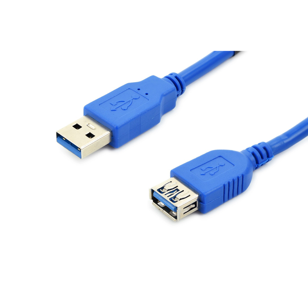 Accura ACC2276 USB-A apa - USB-A anya 3.0 Hosszabbító kábel - Kék (1.8m)