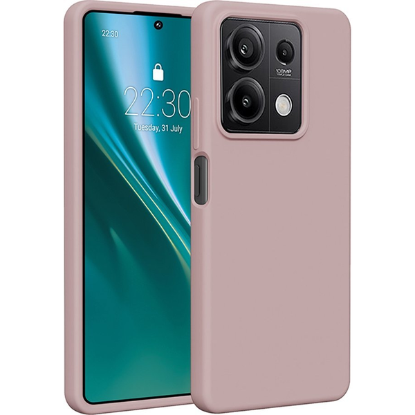 Etteri Silicone Tok Xiaomi Redmi Note 13 5G - Halvány Rózsaszín