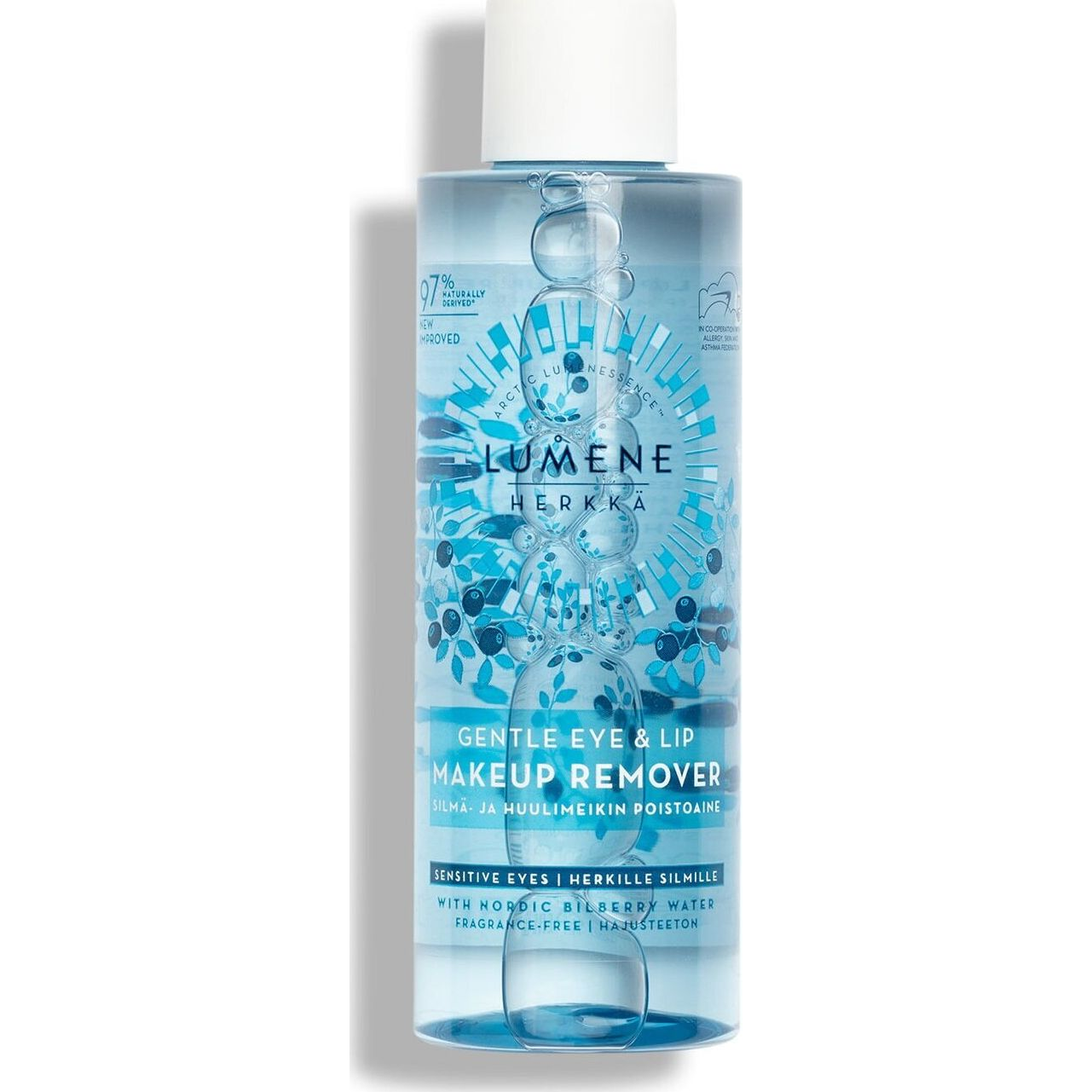 LUMENE Basic Cleansing Herkka Gentle Eye & Lip Makeup Remover 100 ml (84376)