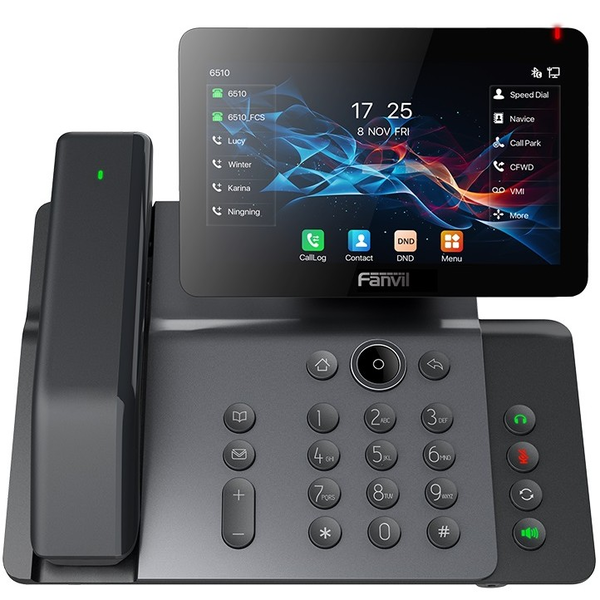 Fanvil V66 Pro Prémium PoE VoIP Telefon - Fekete