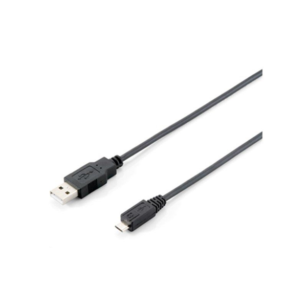 Equip 128523 cabo USB USB 2.0 1,8 m USB A Micro-USB B Preto