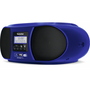Радио Technisat DigitRadio 1990 USB, Bluetooth, 3,5 mm жак, FM/RDS, DAB+, CD, Син/Черен