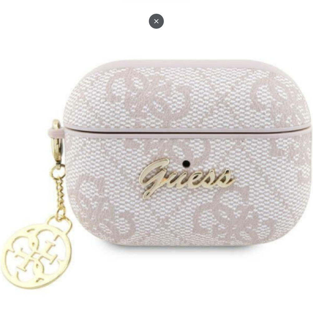 Guess 4G Script Charms Airpods Pro 2 Tok - Rózsaszín (GUAP2G4GSMP)