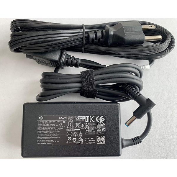 HP L25298-002 strømadapter og vekselret Indendørs 65 W Sort