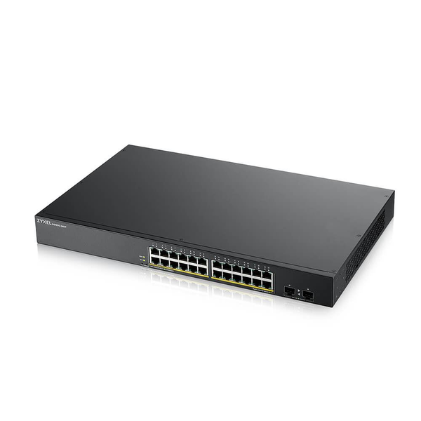 Zyxel GS1900-24HP netwerk-switch Managed Gigabit Ethernet (10/100/1000) Power over Ethernet (PoE) Zwart