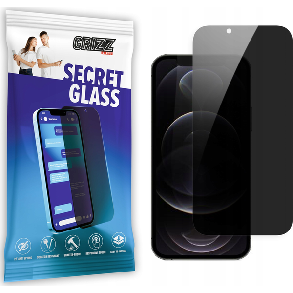  GrizzGlass Szkło prywatyzujące GrizzGlass SecretGlass Apple iPhone 12 mini