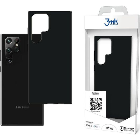 Zadní Kryt 3mk pro Samsung Galaxy S22 Ultra 5G černý