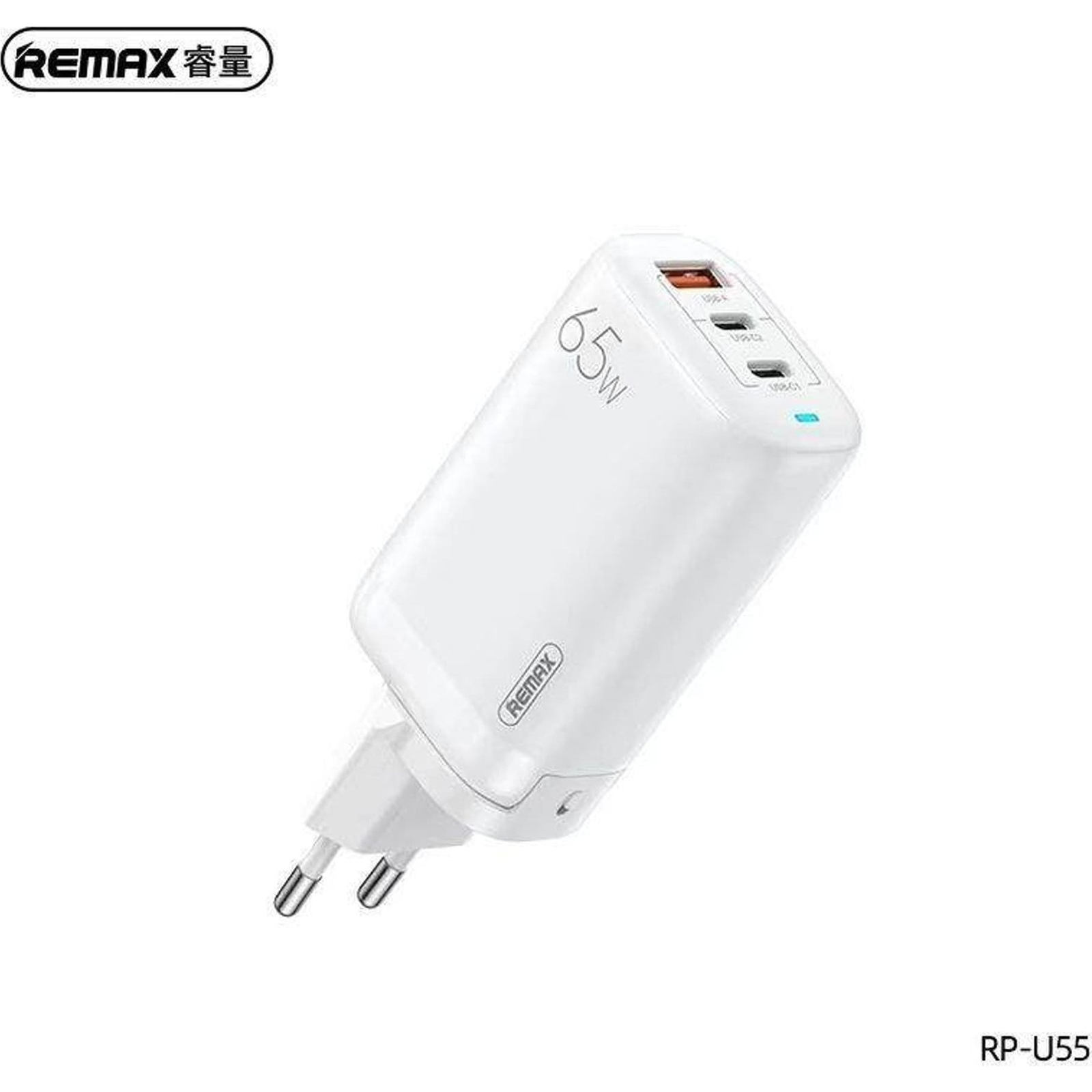 HÁLÓZATI TÖLTŐ USB+2 TYPE-C ALJZAT 65W, PD GYORSTÖLTŐ, LED KIJELZŐ ( )