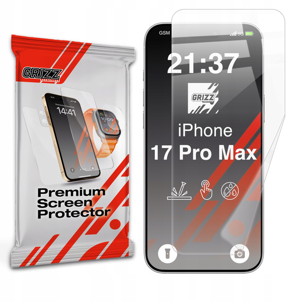 Folia ceramiczna GrizzGlass CeramicFilm do Apple iPhone 17 Pro Max