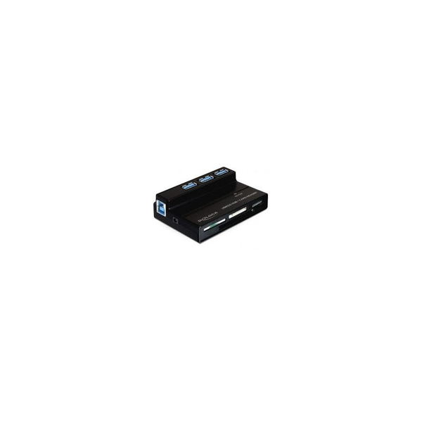 Cititor de carduri, Delock, USB 3.0 All in 1 +, Negru