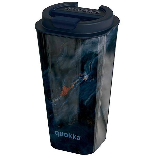 Quokka Double wall coffee mug 0,45 l dark stone (Q40226)