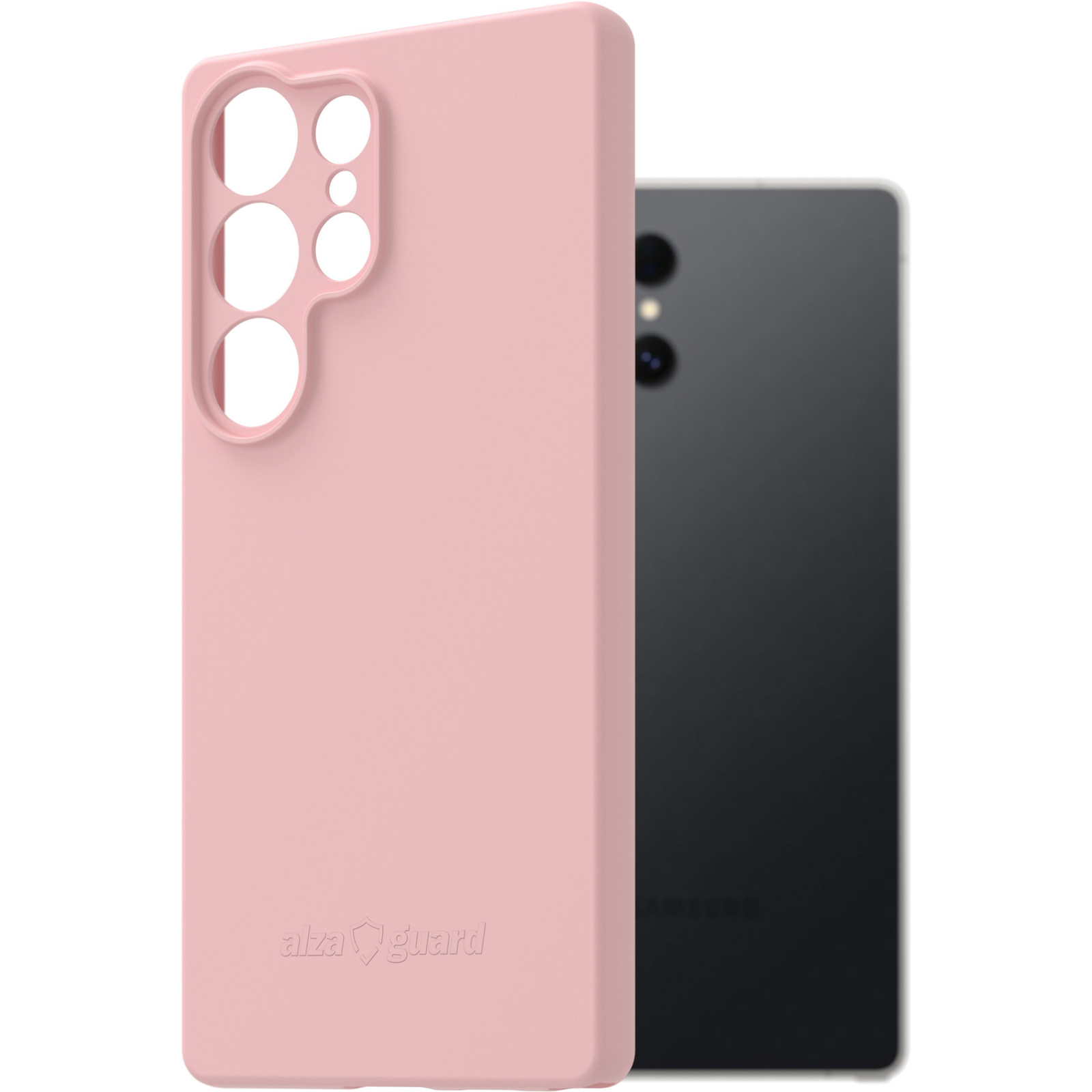 AlzaGuard Matte Case Samsung Galaxy S25 Ultra rózsaszín TPU tok (AGD-PCT442P)