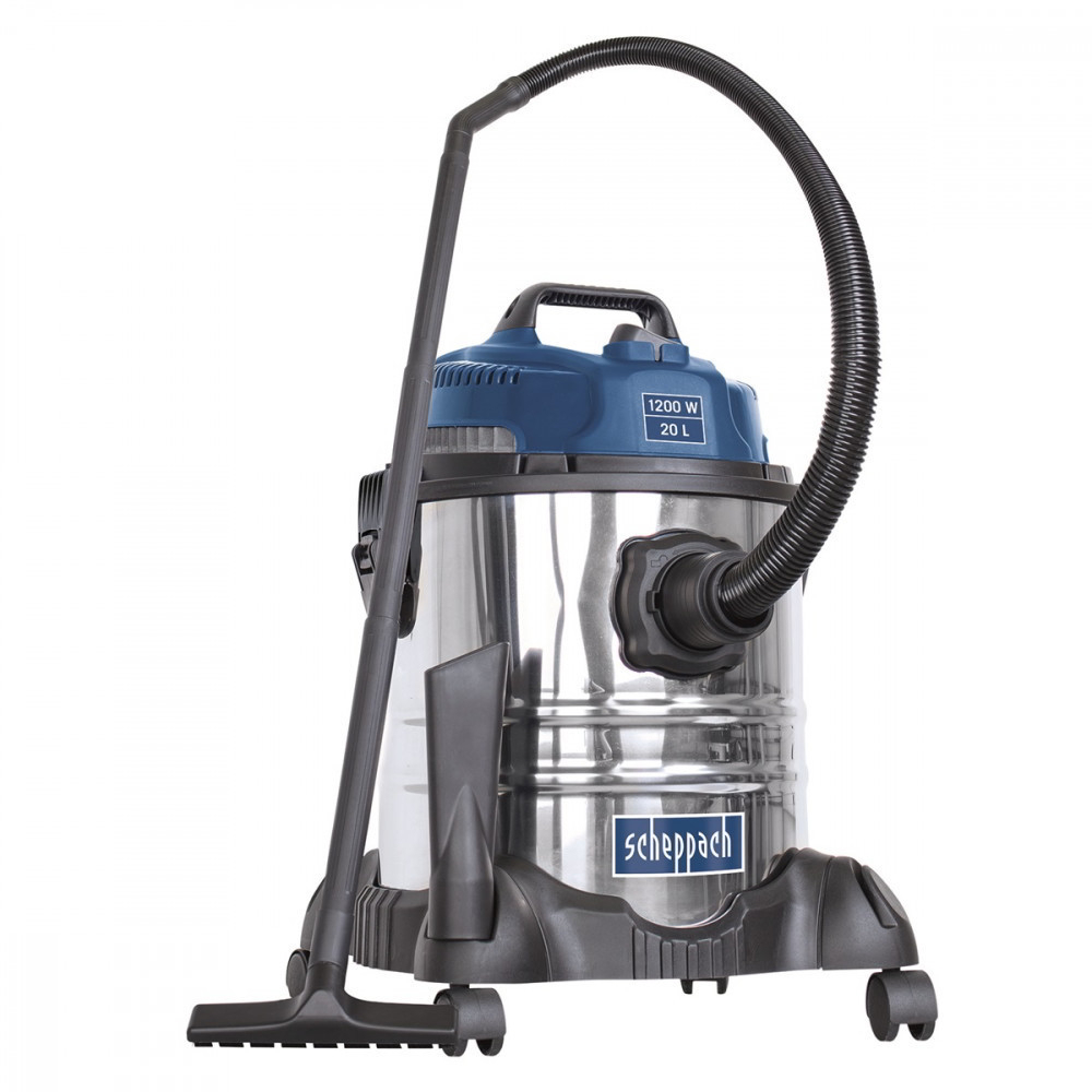 Scheppach ASP 20-ES 20L 230V Nedves-Száraz Ipari Elektromos Porszívó 1200W (5907708901)