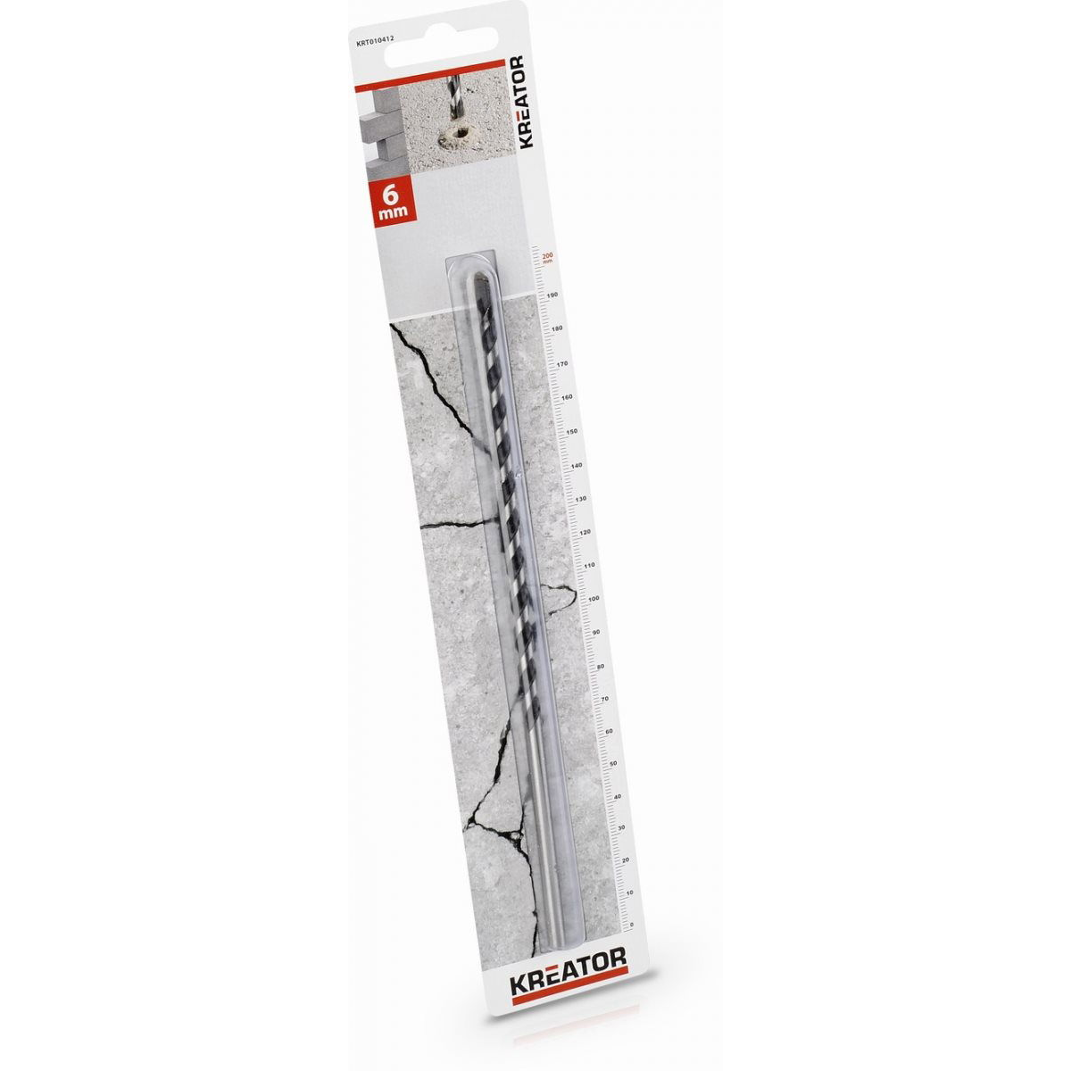 Kreator betonfúrószár 6 x 200 mm (KRT010412)