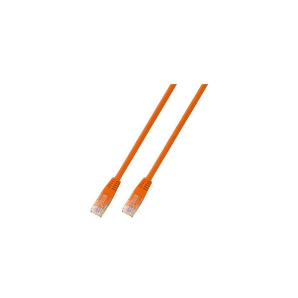 EFB RJ45 Patchkabel U/UTP, Cat.6, PVC, CCA, 0,5m, orange (K8100OR.0,5)