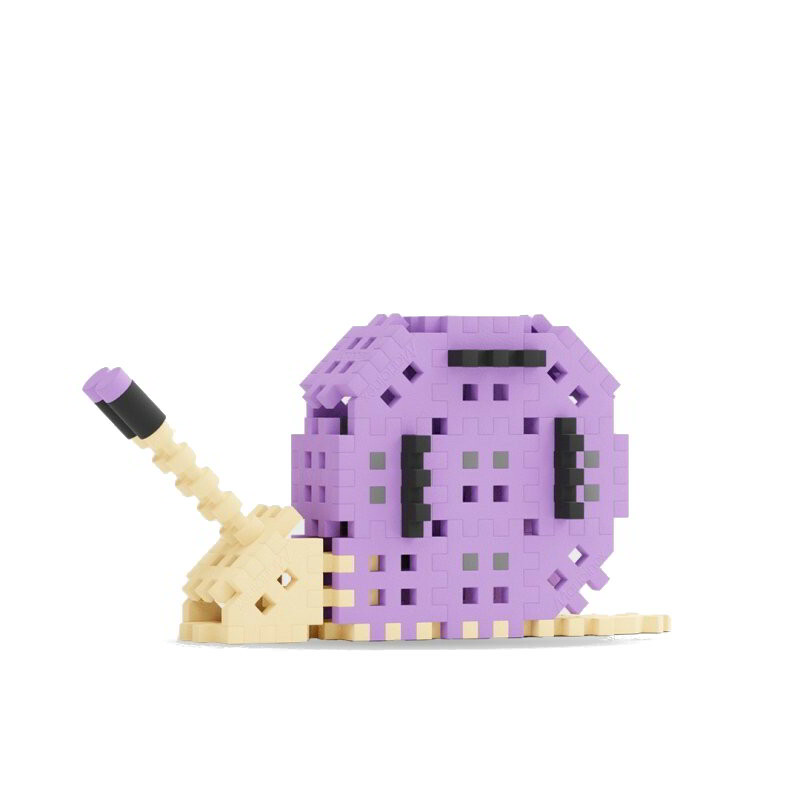 Marioinex Mini Waffle Nature Csiga 50 darabos építő készlet (906101)