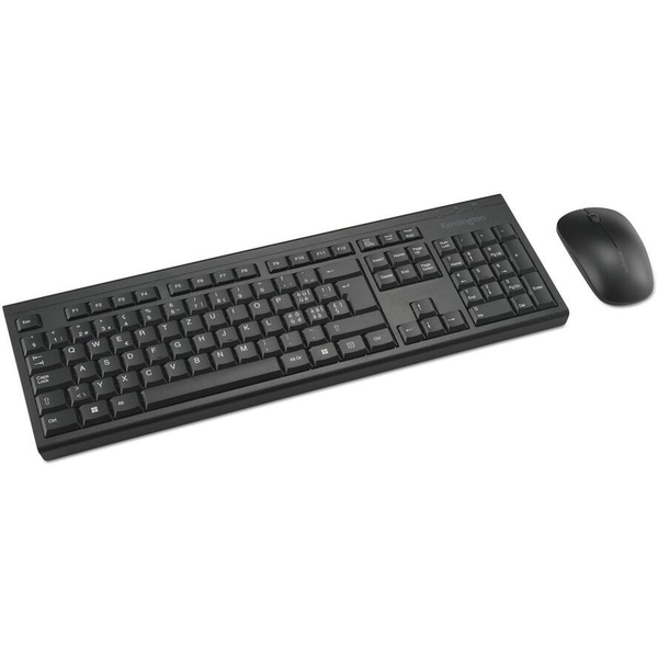 Kensington KM150 EQ teclado Ratón incluido Oficina RF inalámbrico QWERTZ Suizo Negro