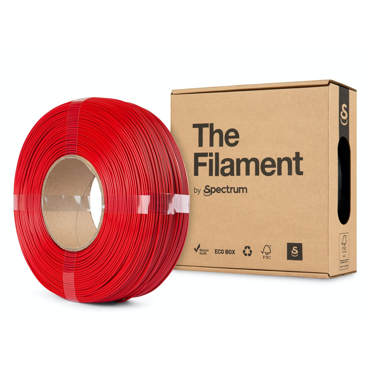 The Filament ReFill PETG 1,75mm Technical Red 1kg (TF-24061)