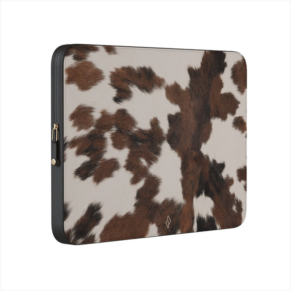 Burga Celestial 11" - 13" Laptop Tok Sleeve - Barna/Fehér Tehén mintás