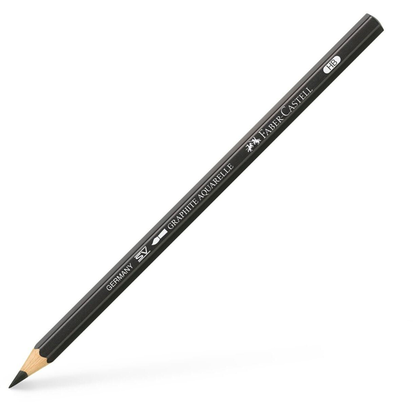 FABER-CASTELL Aquarellbleistift Graphite Aquarelle HB 6er