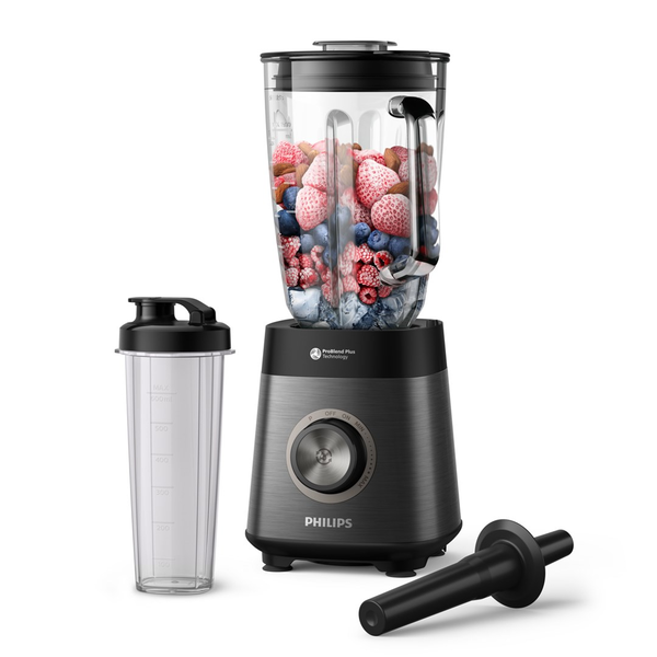 Philips 5000 series HR3041/00 frullatore 2 L Frullatore da tavolo 1200 W Nero, Grigio