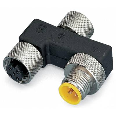 WAGO 756-9303/050-000 Érzékelő-/működtető elosztó és adapter M12 Adapter, T Pólusszám: 5 1 db (756-9303/050-000)