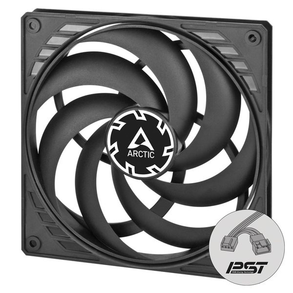 ARCTIC P14 Slim PWM PST Számítógép ház Ventilátor 14 cm Fekete 1 dB