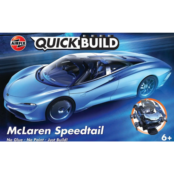 Airfix Quickbuild Mclaren Speedtail sportautó műanyag modell
